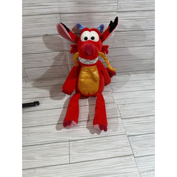Scentsy Other - Disney Mulan Mushu Scentsy Buddy Red Dragon Plush Toy Zipper Scent Pak Pocket
